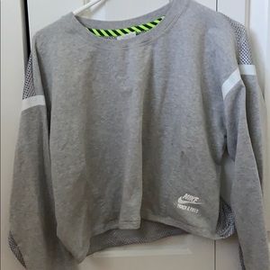 Nike cropped sweatshirt